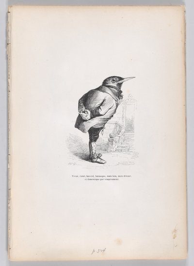 Alt, gebrochen, verwittert, skurril, aber gut, aber häuslich von Temperament, ca. 1837-47 von Charles Tamisier