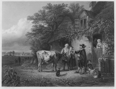 Der Kuhdoktor, nach dem Bild in der Königlichen Sammlung von Charles Tschaggeny