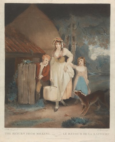 Die Rückkehr vom Melken von Charles Turner