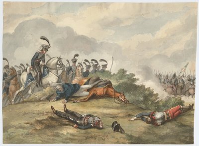 Marschall Blücher in der Schlacht von Ligny am 16. Juni 1815, 1818 von Charles Turner Warren