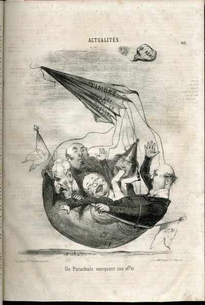 Illustration von Charles Vernier in Le Charivari von Charles Vernier