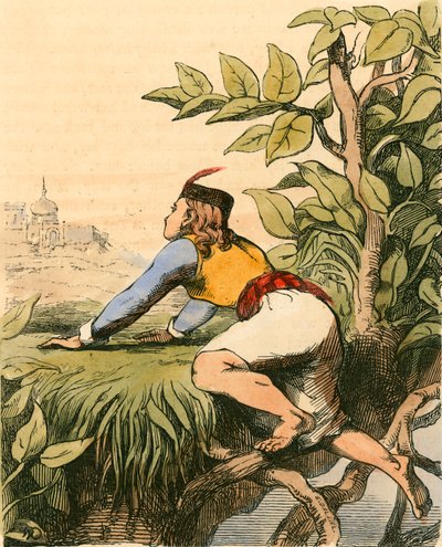 Jack an der Spitze der Bohnenranke von Charles West Cope