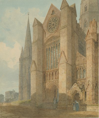 Lichfield Cathedral - Südquerhaus von Charles Wild