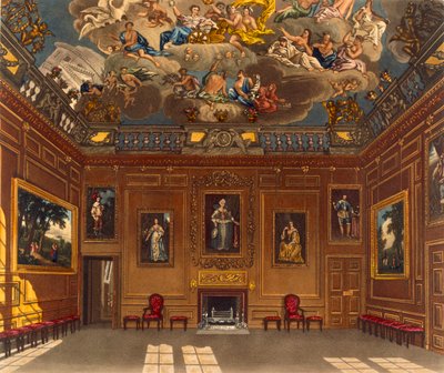 Der Audienzsaal der Königin, Windsor Castle, aus 