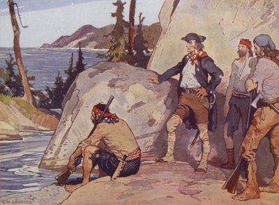 Mackenzie am Pazifik über die Überlandroute von Charles William (after) Jefferys