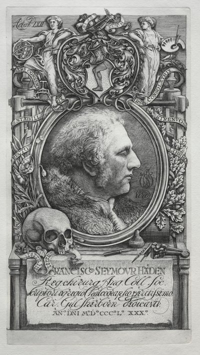 Hadeniana - Porträt von Sir Francis Seymour Haden von Charles William Sherborn