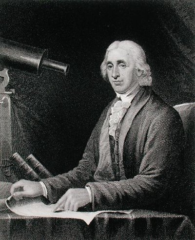 Porträt von David Rittenhouse (1732-96), graviert von James Barton Longacre (1794-1869) von Charles Willson (after) Peale