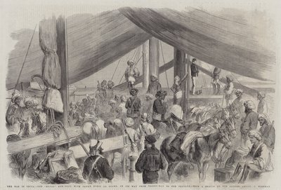 Der Krieg in China, das Havoc-Kanonenboot mit Fane