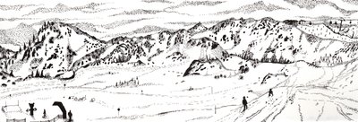 Skifahren in Österreich #2, 2020 von Charlotte Orr