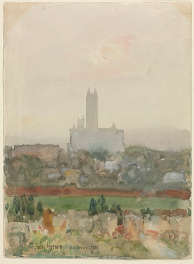 Kathedrale von Canterbury von Childe Frederick Hassam