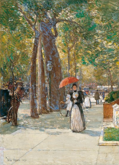 Fifth Avenue am Washington Square, New York, 1891 von Childe Hassam