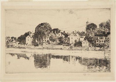 Die Schornsteine, Portsmouth, 1915 von Childe Hassam