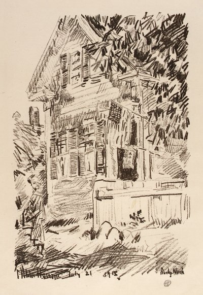 Die Dienstflagge von Childe Hassam