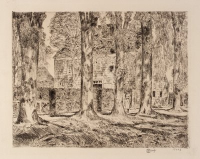 Die Dorfulmen, Easthampton von Childe Hassam