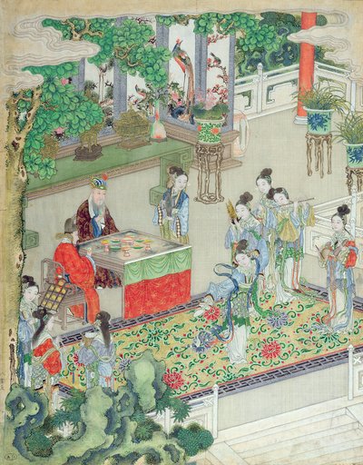 Ein chinesischer Mandarin wird unterhalten von Chinese School