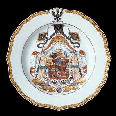 Ein Wappenteller, Qianlong-Periode (1736-95) ca. 1755 von Chinese School