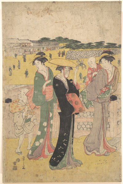 Druckgrafik von Chobunsai Eishi