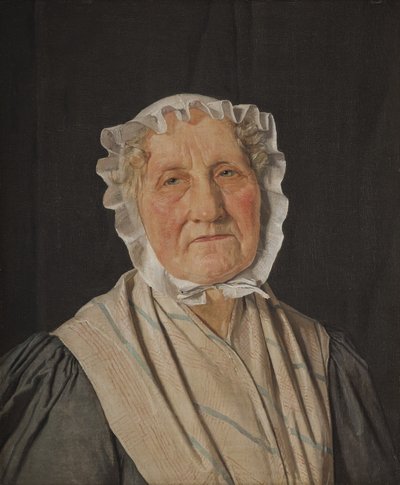 Porträt von Inger Margrethe Høyen, geb. Schrøder, die Mutter des Kunsthistorikers N.L. Høyen von Christen Købke