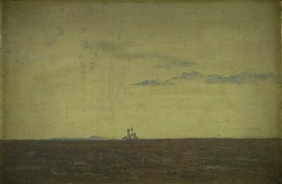 Meereslandschaft. Himmel bei Sonnenuntergang von Christen Købke