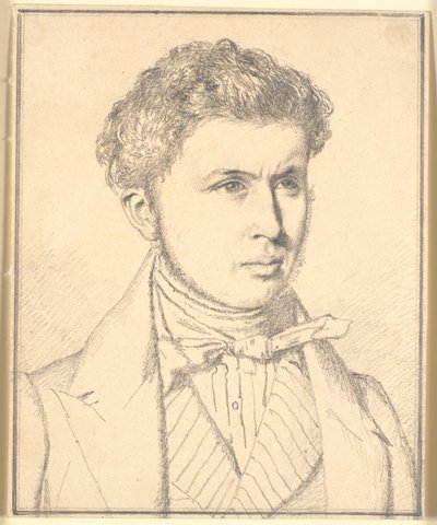 Porträt des Bruders des Künstlers, H.P.N.Købke (1812-39) von Christen Købke