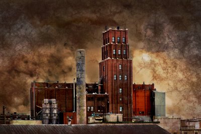 Raues Industrielandschaft von Christian Bibeau