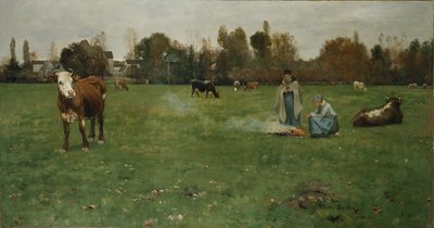Hirtinnen von Christian Eriksen Skredsvig