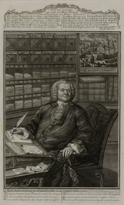 Porträt von Burchard Fixen von Christian Fritzsch
