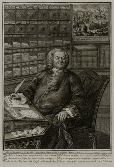 Porträt von Burchard Fixen von Christian Fritzsch