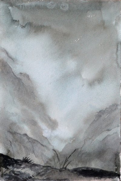 Nebliges Tal, 2015 von Christian Furr