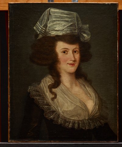 Porträt einer Frau von Christian Gullager