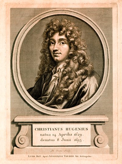 Porträt von Christiaan Huygens von Christian Huygens