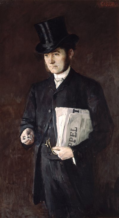 Redakteur Ola Thommessen von Christian Krohg