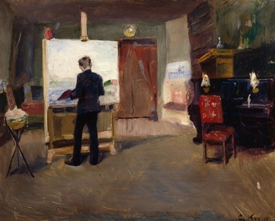 Von Fredriksberg, Kopenhagen von Christian Krohg