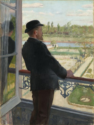 Porträt des schwedischen Malers Karl Fredrik Nordström (1855-1923) 1882 von Christian Krohg