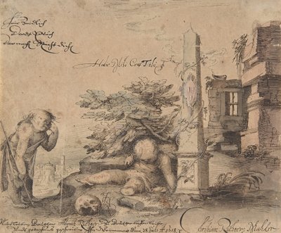Allegorie der Vergänglichkeit des Lebens, 1618 von Christian Richter