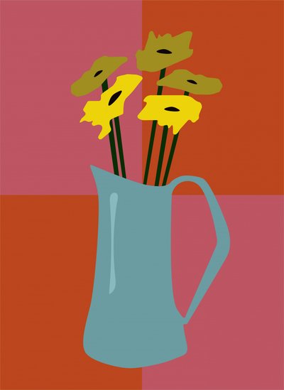 Blumen in Vase von Christina Misuro