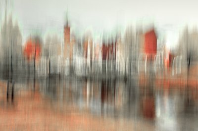 Verschwommene Stadtreflexionen von Christina Sillen