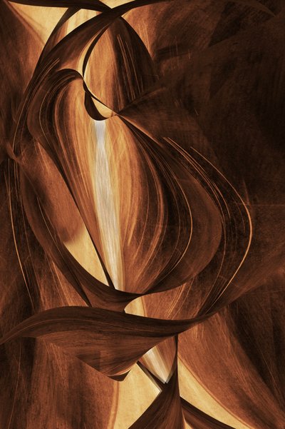Dynamischer Goldener Fluss von Christina Sillen