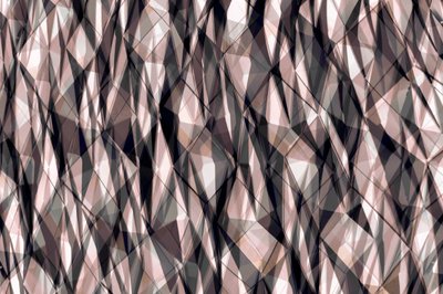 Facettierte Geometrische Schichten von Christina Sillen