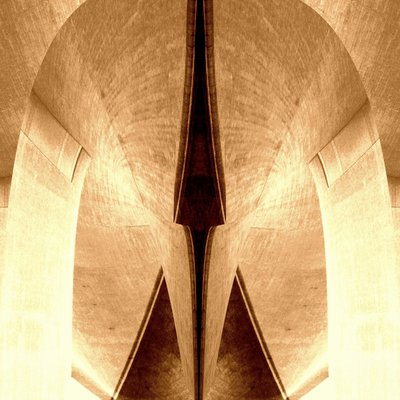 Sepia architektonische Symmetrie von Christina Sillen