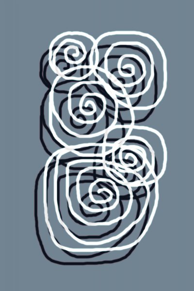Gelassener Spiralfluss von Christina Sillen