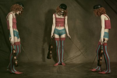 Drei melancholische Violinisten von Christine von Diepenbroek