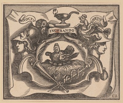 Vignette für die Titelseite von C. Peregrino, Principes Hollandiae et Zelandiae von Christoffel Jegher after Sir Peter Paul Rubens