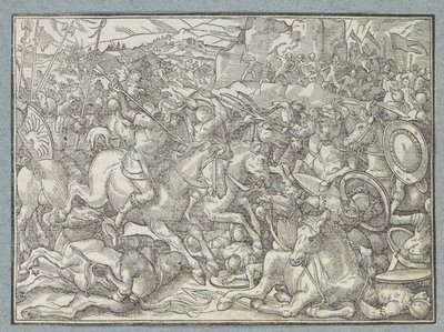 Schlacht bei Felswand von Christoffel van Sichem (I)