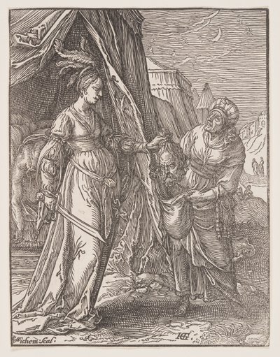 Judith mit dem Kopf des Holofernes von Christoffel van Sichem I