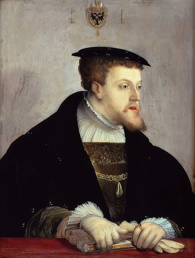 Porträt von Kaiser Karl V. von Christoph Amberger