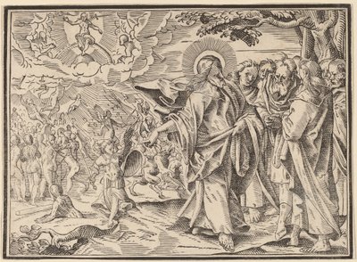 Christus erzählt seinen Jüngern vom Jüngsten Gericht von Christoph Murer