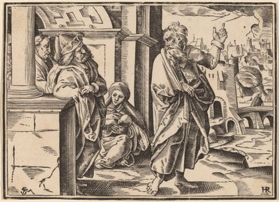Christus erzählt seinen Jüngern vom Jüngsten Gericht von Christoph Murer