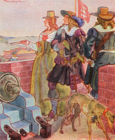Spaziergang auf den Festungswällen von Christophe (1856 1945)