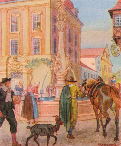 Brunnen und Tränke von Christophe (1856 1945)
